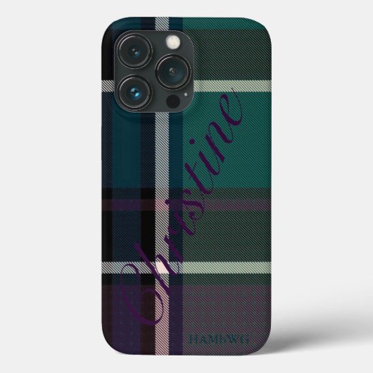 HAMbWG Tough Xtreme Phone Case - Aquamarin Plum Ka (Rückseite)