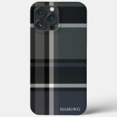 HAMbWG Tough Xtreme Phone Case - Black Gray Karier (Rückseite)