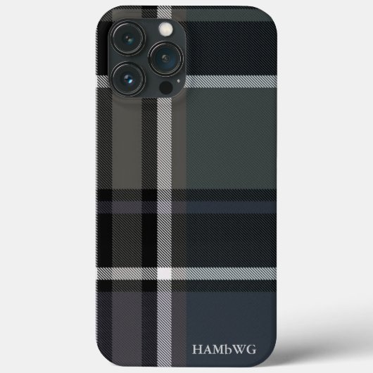 HAMbWG Tough Xtreme Phone Case - Black Gray Karier (Rückseite)