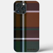 HAMbWG Tough Xtreme Phone Case - Brown Kariert (Rückseite)