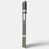 HAMbWG Tough Xtreme Phone Case - Lila Kariert (Rückseite / Rechts)