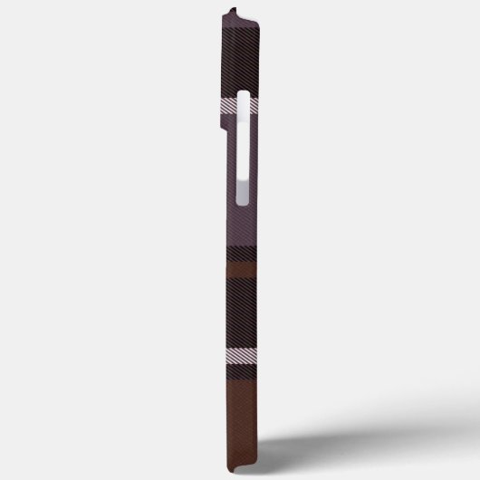 HAMbWG Tough Xtreme Phone Case - Soft Rust Kariert (Rückseite / Links)