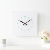 HAMbWG-Uhr Quadratische Wanduhr (Zuhause)