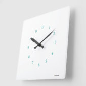 HAMbWG-Uhr Quadratische Wanduhr (Winkel)