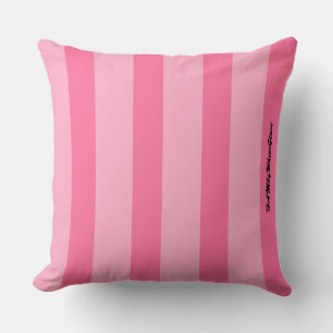 HAMbWG Vanity Pillow - Name hinzufügen - Rosa Stre Kissen