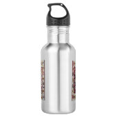 HAMbWG Vintag/hellgelb Wasser Flasche rostfrei Edelstahlflasche (Rückseite)