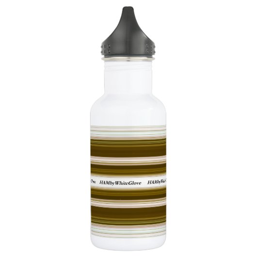 HAMbWG - Wasserflasche - Olive & White (Links)
