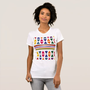 HAMbWG White T -Shirt - Weihnachtsbäume T-Shirt