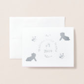 HAMbWG - Willkommen in der Welt - Nichte Folienkarte (Vorderseite mit Umschlag)