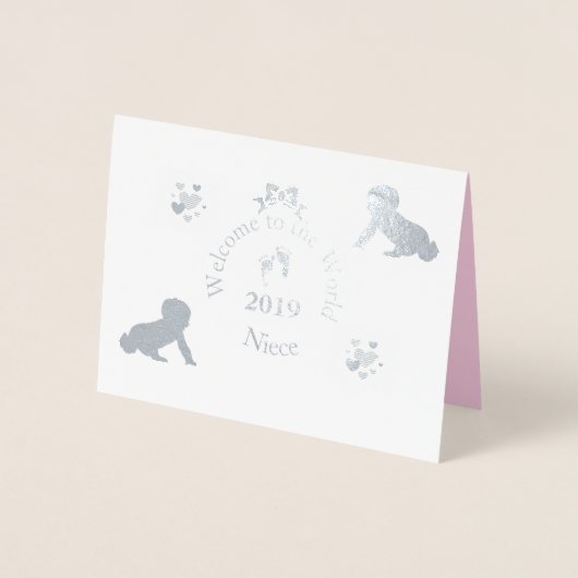 HAMbWG - Willkommen in der Welt - Nichte Folienkarte (Vorderseite)