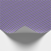 HAMbWG Wrapping Paper - Lila Tartan Geschenkpapier (Ecke)