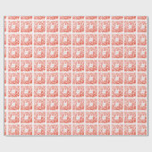 HAMbWG Wrapping Paper - Red QR Code Design Geschenkpapier (Flach)