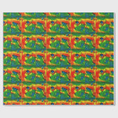 HAMbWG Wrapping Paper - Skateboard Heat Image Geschenkpapier (Flach)
