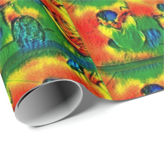 HAMbWG Wrapping Paper - Skateboard Heat Image Geschenkpapier (Rolleneckpunkt)