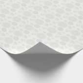 HAMbWG Wrapping Paper - Wh/Gry/Crme Gemustert Geschenkpapier (Ecke)