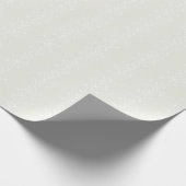 HAMbWG Wrapping Paper - White Creme 5 Geschenkpapier (Ecke)
