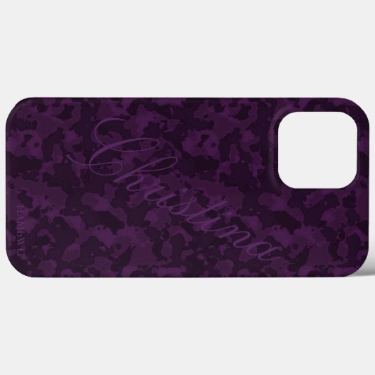 HAMbWG Xtreme Phone Case - Amethyst Camouflage (Rückseite (Horizontal))