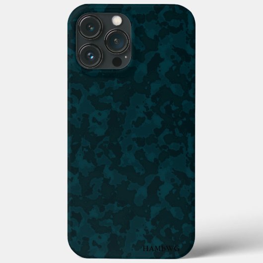 HAMbWG Xtreme Phone Case - Aquamarin Camouflage (Rückseite)