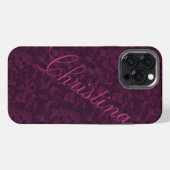 HAMbWG Xtreme Phone Case - Raspberry Camouflage iPhone Hülle (Rückseite (Horizontal))