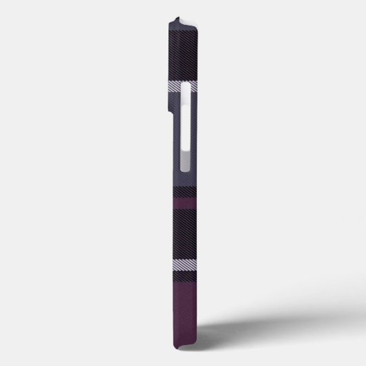 HAMbWG Xtreme Phone Case - Soft Amethyst Kariert (Rückseite / Links)