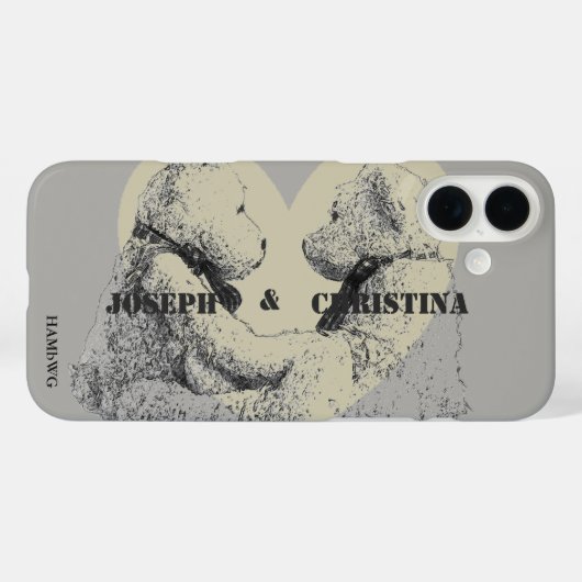 HAMbWG Xtreme Phone Case - Teddys w Liebe (Rückseite (Horizontal))