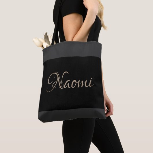 HAMbWG - Zwei Tone Tote Beutel - Farbe, Name Tasche (Von Nahem)