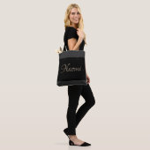 HAMbWG - Zwei Tone Tote Beutel - Farbe, Name Tasche (Am Model)
