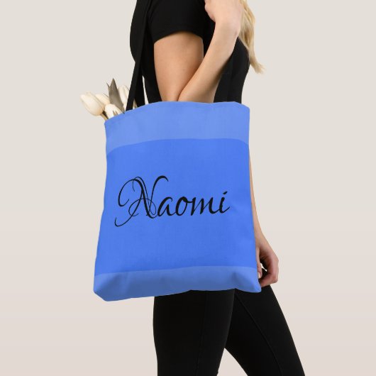 HAMbWG - Zwei Tone Tote Beutel - Farbe, Name Tasche (Von Nahem)