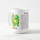 Hamby, der Ursprung, die Bedeutung und das Wappen Kaffeetasse (Vorderseite Links)