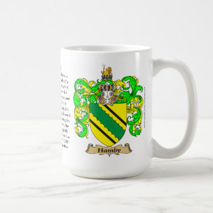 Hamby, der Ursprung, die Bedeutung und das Wappen Kaffeetasse