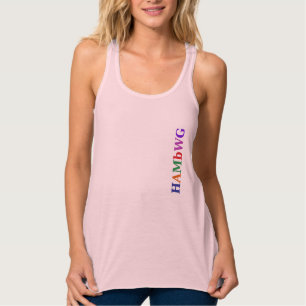 HAMbyWG - 10 Farben - Racerback Tank - Side Logo Top