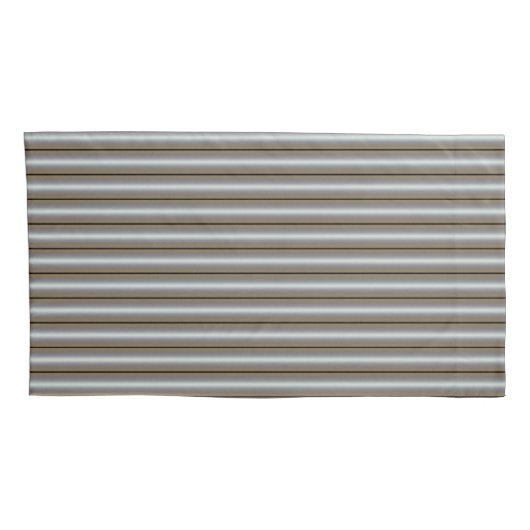 HAMbyWG - 2 Pillowcases, King Blk/Wh/Crm Strp Blk Kissenbezug (Rückseite-Rechts)