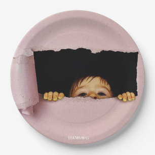 HAMbyWG - 9" Paper Tellers - Flüchtige Blick-a-boo Pappteller