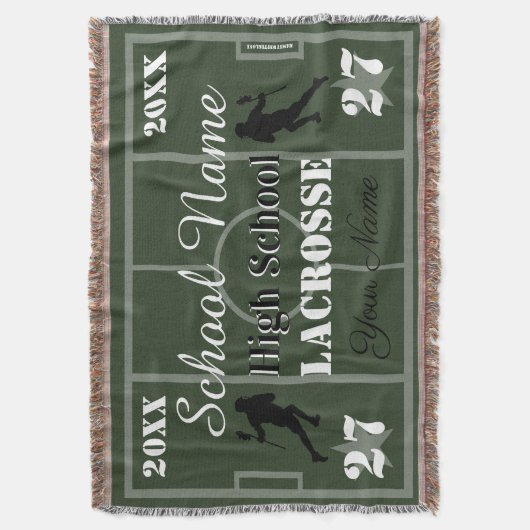 HAMbyWG - Anpassbare Lacrosse Decke (Vorderseite Vertikal)