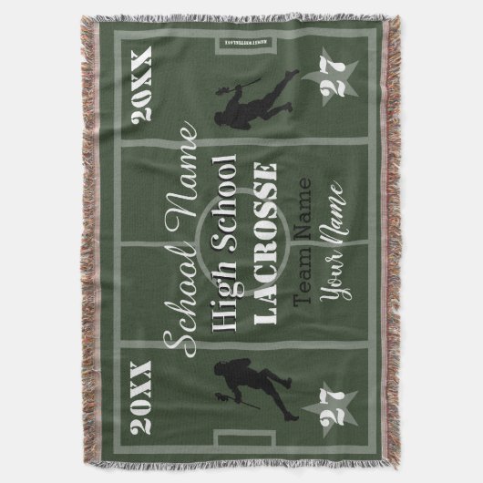 HAMbyWG - Anpassbare Lacrosse Decke (Vorderseite Vertikal)