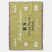 HAMbyWG Anpassbare Software oder Baseball Decke (Vorderseite Vertikal)