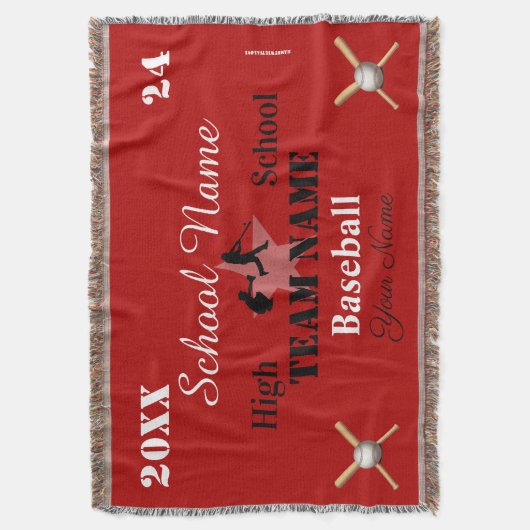 HAMbyWG - Anpassbarer Baseball Decke (Vorderseite Vertikal)