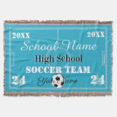 HAMbyWG - Anpassbarer Fußball Decke (Vorderseite)