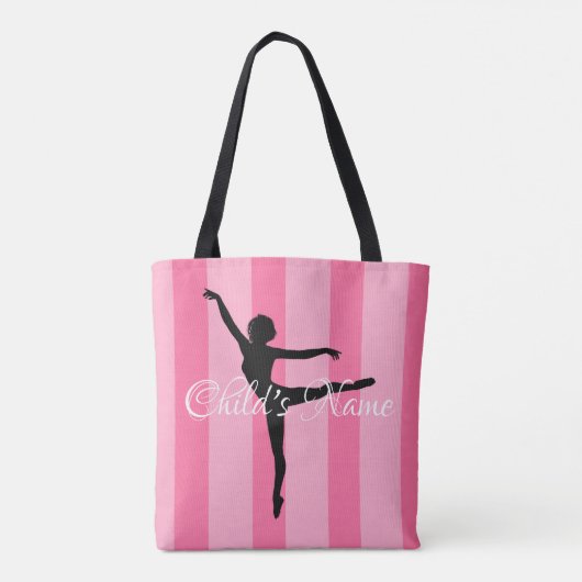HAMbyWG - Ballerina Tote Bag - Rosa/Rosa Tasche (Rückseite)