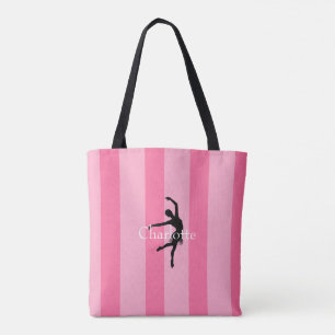HAMbyWG - Ballett-Thema mit zweifarbigen rosa Stre Tasche