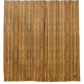 HAMbyWG Bamboo Look Duschvorhang (Vorderseite)