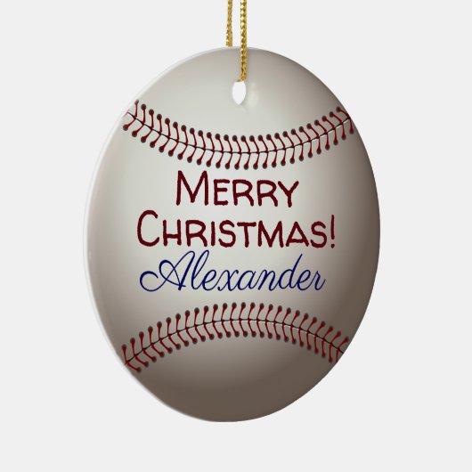 HAMbyWG - Baseball Keramikornament (Rechts)