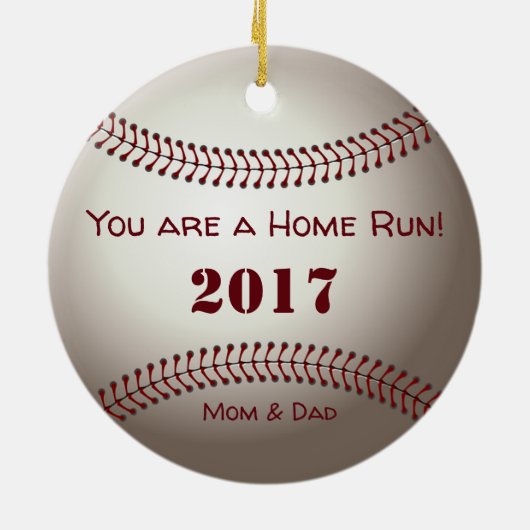 HAMbyWG - Baseball Keramikornament (Hinten)