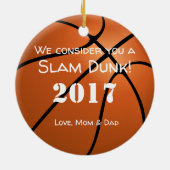 HAMbyWG - Basketball Keramikornament (Hinten)