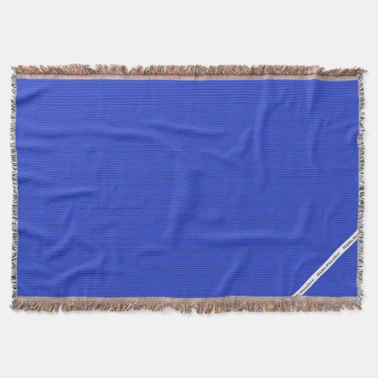 HAMbyWG - Blanket - Hellblauer Streifen Decke (Vorderseite)