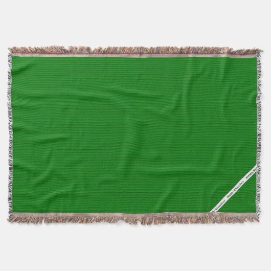 HAMbyWG - Blanket - Hellgrüner Streifen Decke (Vorderseite)
