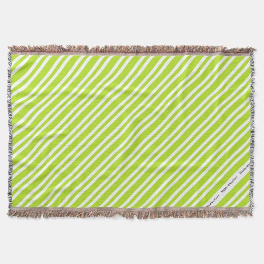 HAMbyWG - Blanket - Limon & weiß Decke (Vorderseite)