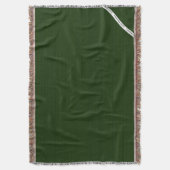 HAMbyWG - Blanket - Smaragdstreifen Decke (Vorderseite Vertikal)