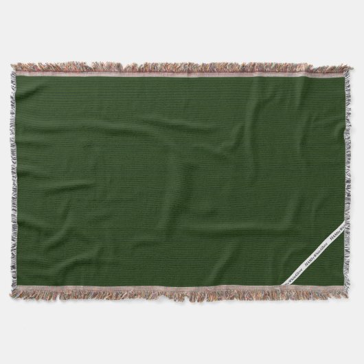 HAMbyWG - Blanket - Smaragdstreifen Decke (Vorderseite)