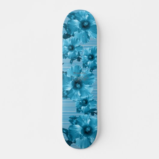 HAMbyWG BlueHibiscus Skateboard (Vorne)